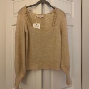 Sezane Mila Sweater in Butter, XS